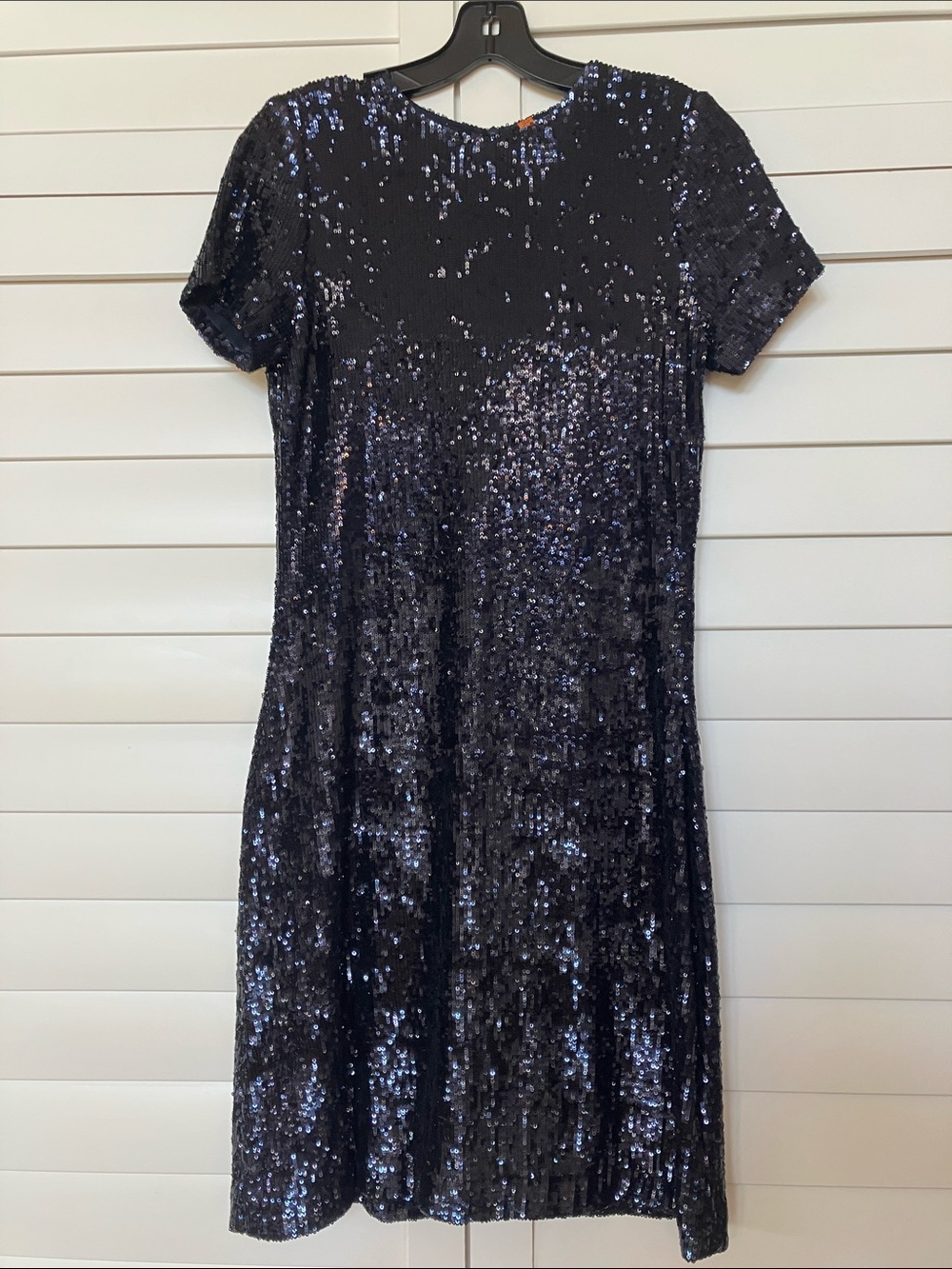 Tory Burch Black Sequin Short Dress